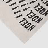 Noel Lettertype Tissuepapier (Detail)