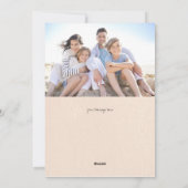 Noel Marshmallows Hot Cocoa Foto Feestdagenkaart (Achterkant)