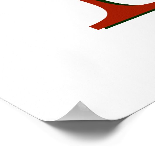 Noel met krans poster (Hoek)