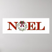 Noel met krans poster (Voorkant)