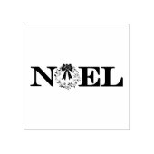 Noel met krans rubberstempel (Afrduk)