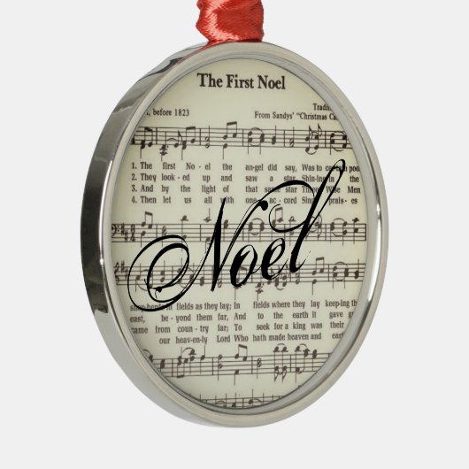 Noel Metal Ornament (Rechts)