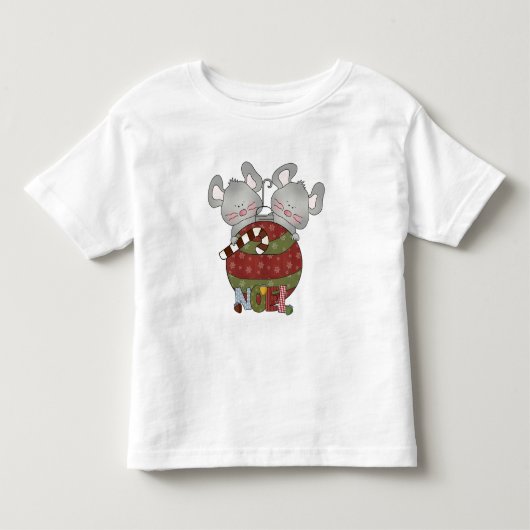 Noel Mice kerstvakantie Kinder Shirts (Voorkant)