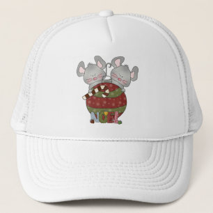Noel Mice Vakantie T-shirts en Cadeaus Trucker Pet