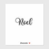 Noel Naam - Handgeschreven kalligrafie Sticker (Vel)
