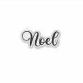 Noel Naam - Handgeschreven kalligrafie Sticker (Voorkant)