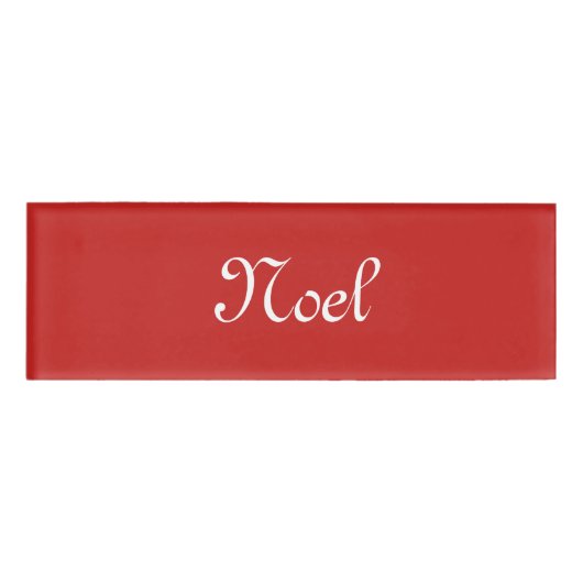 Noel Name Tag (Voorkant)