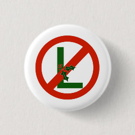 Noel No-L Fun-Button voor kerstmis Ronde Button 3,2 Cm