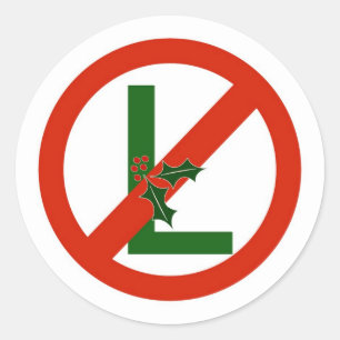 Noel "No L" Leuk Kerst sticker