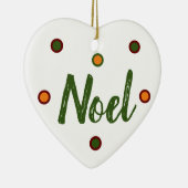 Noel, Noel Keramisch Ornament (Rechts)