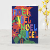 Noel Noel Noel Kaart (Gele Bloem)