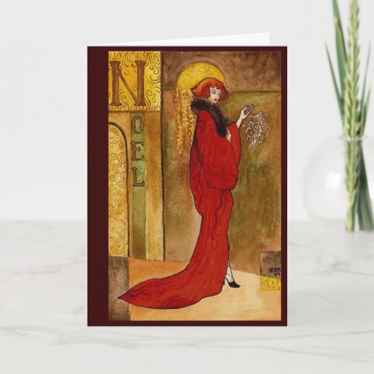 Noel Nouveau Feestdagen Kaart (Voorkant)
