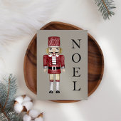 Noel Nutcracker Pine Holiday Christmas Kaart