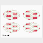 noel ovale sticker (Vel)