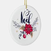 Noel Poinsettia Keramisch Ornament (Rechts)