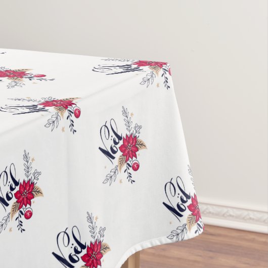 Noel Poinsettia Tablecloth Tafelkleed (Voorbeeld)