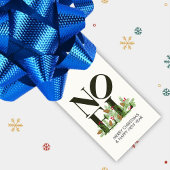 NOEL Pop Letter Art Geïnspireerd op kerst Cadeaulabel