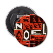 Noel Red Button Flesopener (Voorkant)