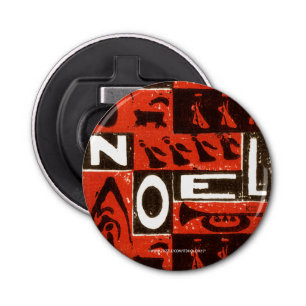 Noel Red Button Flesopener