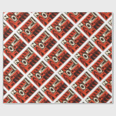 Noel Red Cadeaupapier (Vlak)