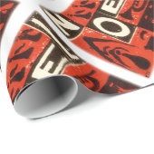 Noel Red Cadeaupapier (Rol Hoek)