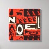 Noel Red Canvas Afdruk (Voorkant)