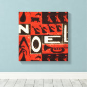 Noel Red Canvas Afdruk (Insitu (Houten vloer))