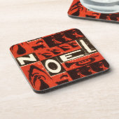 Noel Red Drankjes Onderzetter (Linkerzijde)