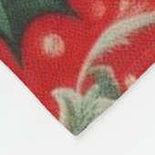 Noel Red & Green Fleece Deken (Hoek)
