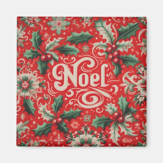 Noel Red & Green Magneet (Voorkant)