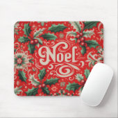 Noel Red & Green Muismat (Met muis)