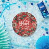 Noel Red & Green Papieren Bordje (Feest)
