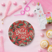 Noel Red & Green Papieren Bordje (Feest)