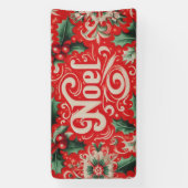 Noel Red & Green Spandoek (Verticaal)