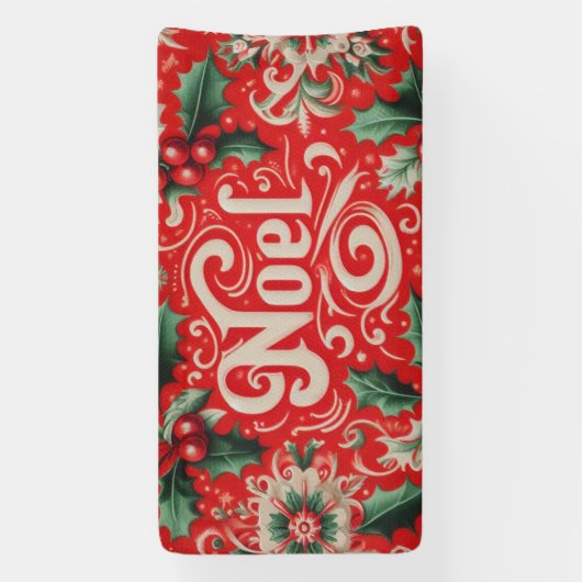Noel Red & Green Spandoek (Verticaal)