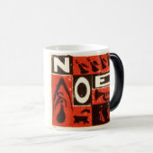 Noel Red Magische Mok (Voorkant rechts)