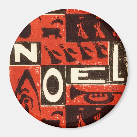 Noel Red Magneet (Voorkant)