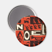 Noel Red Magneet (Voorkant / Achterkant)