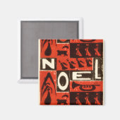 Noel Red Magneet (Voorkant / Achterkant)