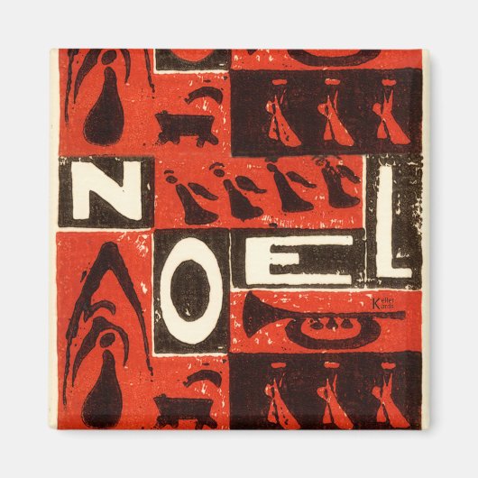 Noel Red Magneet (Voorkant)