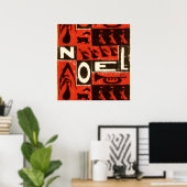 Noel Red Poster (Thuiskantoor)