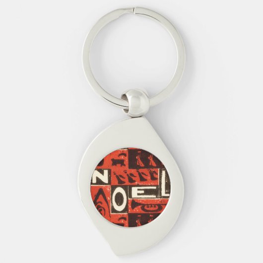 Noel Red Sleutelhanger (Voorkant)
