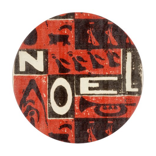 Noel Red Snijplank (Voorkant)