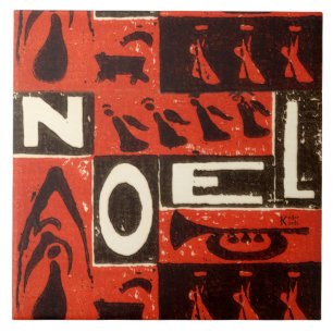 Noel Red Tegeltje