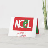 NOEL-rode kaart (Achterkant)