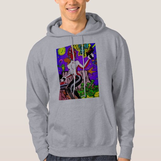 Noel-ruimteaanval Hoodie (Voorkant)