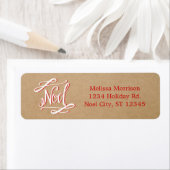 Noel Rustic Holiday Label (Insitu)