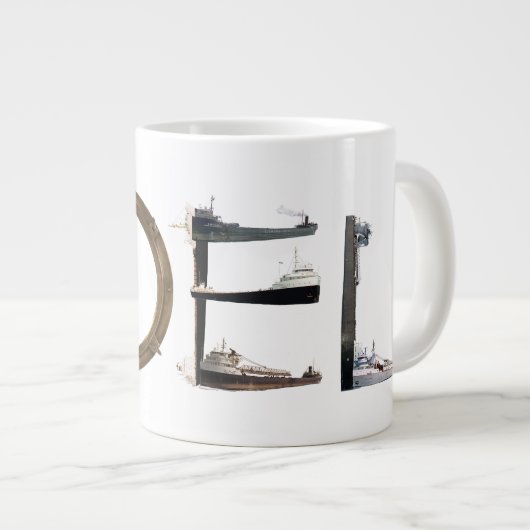 Noel Ships Jumbo mok (Voorkant rechts)