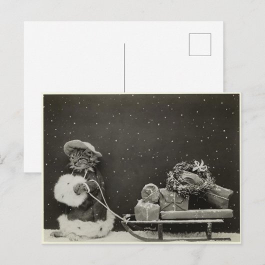 Noël Travel Briefkaart (Voorkant / Achterkant)