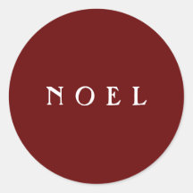 NOEL Typografie Rood Eenvoudig Modern